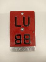 Velonummer LU 88