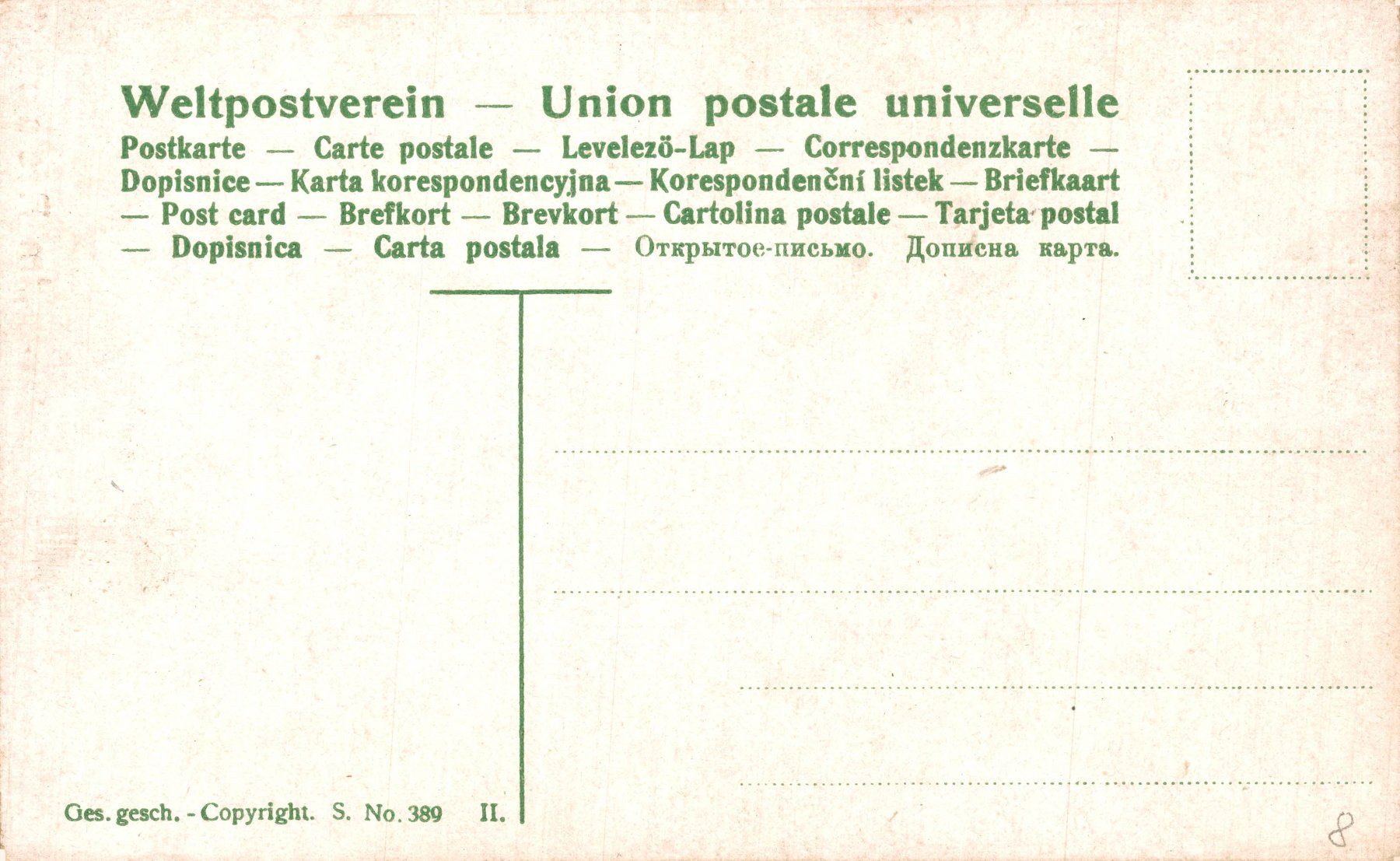 Cartoline postali: "Im Restaurant" – Usato da Bronschhofen venduto da Astore 1