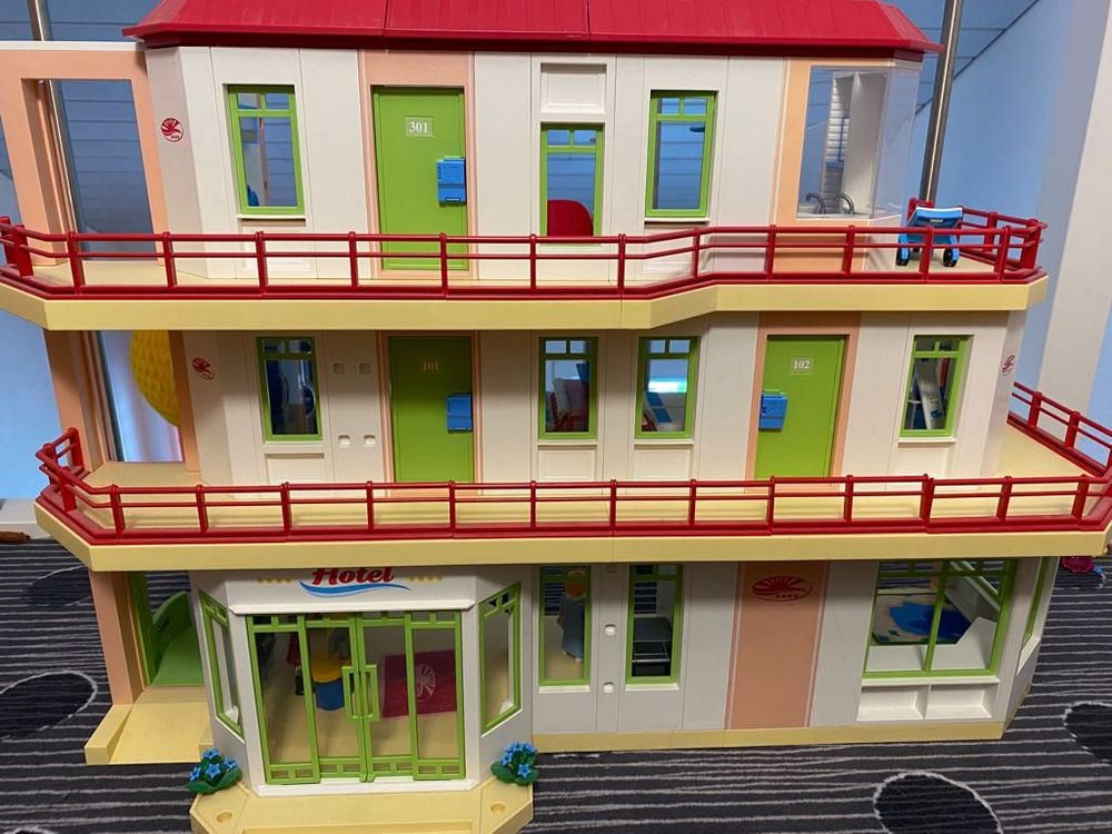 Lot Playmobil Hôtel – Pièces Et Accessoires, Occasion, à Collectionner