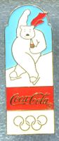 Coca Cola  Eisbär  Eisschnelllauf