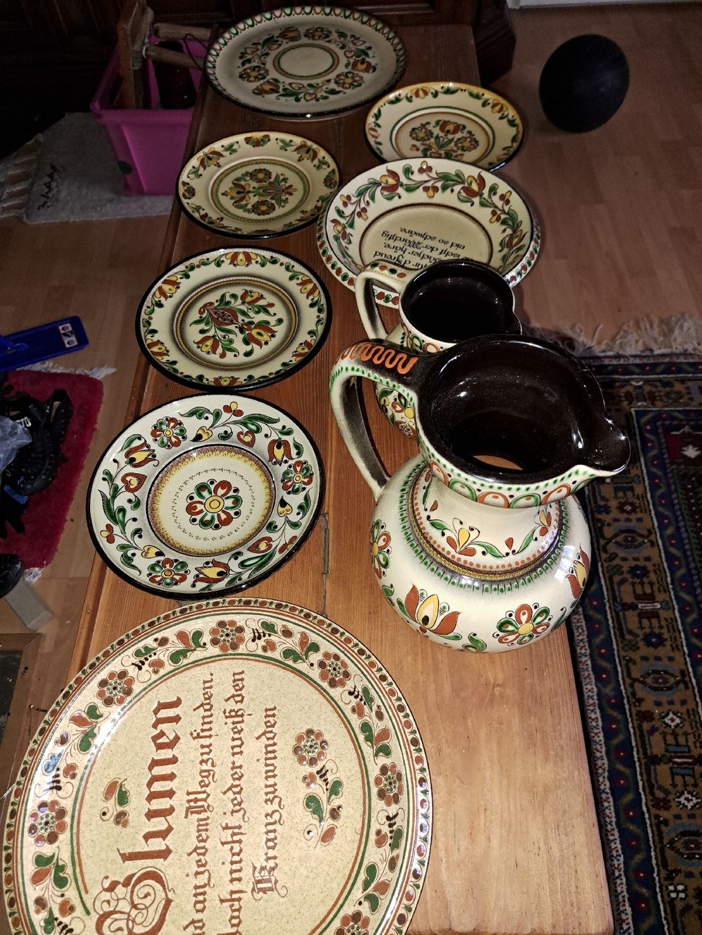 Set di piatti: Keramik-Set von Alt Langnau, handbemalt,  – Usato da Kölliken venduto da Upcycling-by-Mc-TAM 6