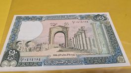 Originale 250 Libanesische Lira Banknote - Selten!