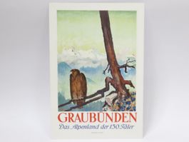 AK Graubünden Das Alpenland der 150 Täler Postkarte