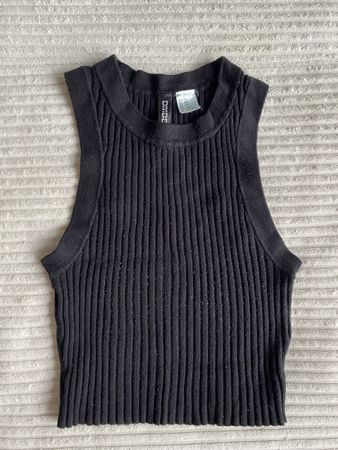 Top von H&M - Grösse XXS - Schwarz
