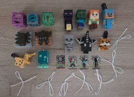 14 Kinder Joy Minecraft Figures