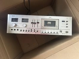 Philips - N 2552  3 Kopf Full Logic Kassettendeck Tape Deck