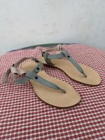 Sandalen La Garconne Leder hellblau neuwertig Zustand