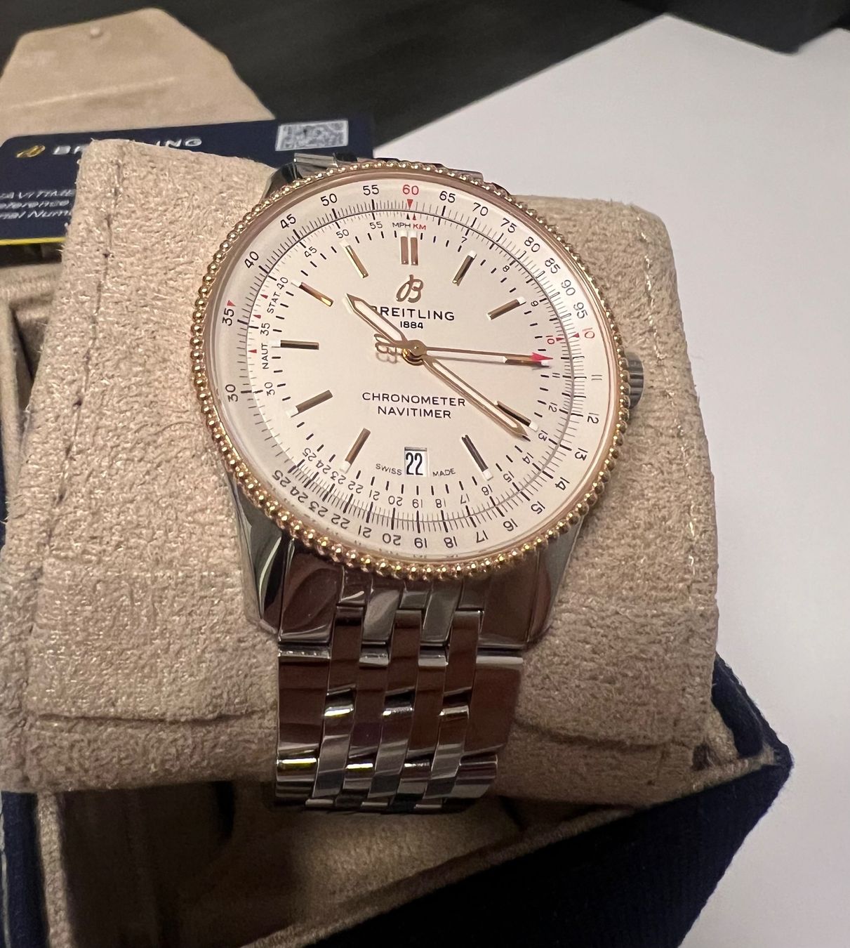 Breitling Orologi: Breitling Navitimer Gold Bezel Full Set U17326 – Usato da Derendingen venduto da MDPshopandmore 2