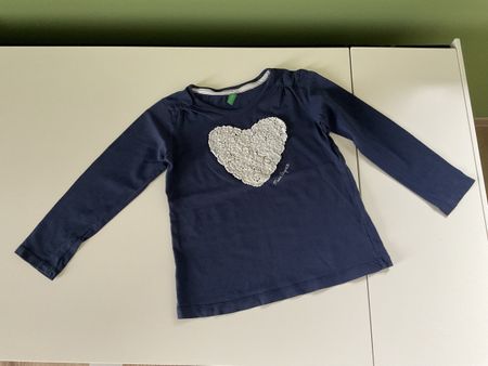 Shirt langarm Benetton Mädchen Gr.98/104