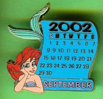 DISNEY  Kalender 2002  September  ARIEL