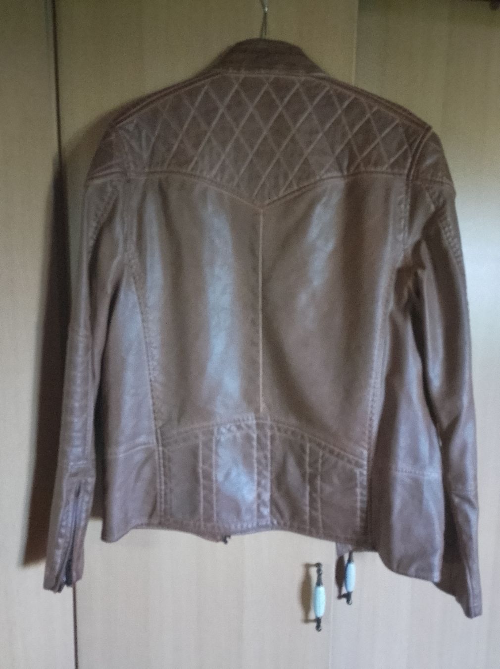 Giacche: Veste simili cuir brune clair – Nuovo (secondo la descrizione) da Gumefens venduto da izalala 1