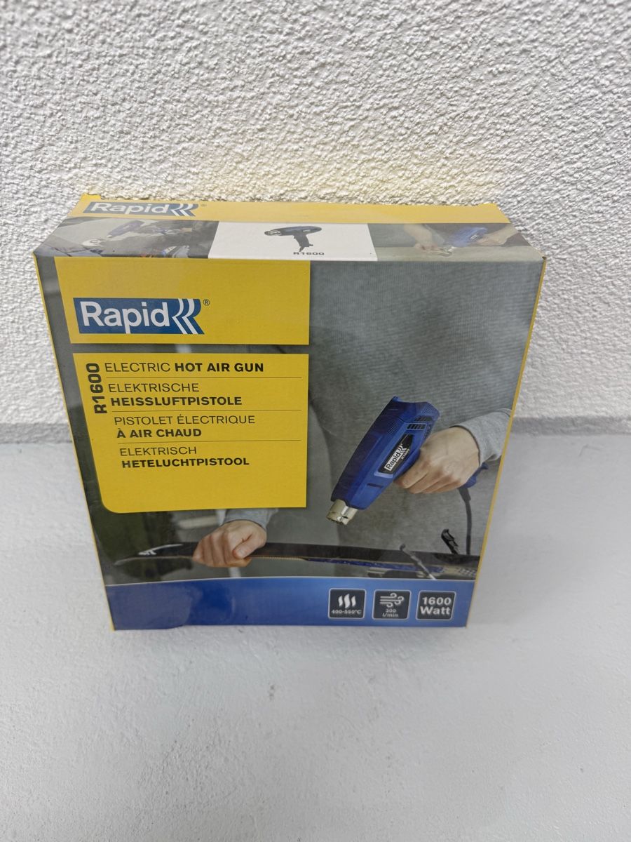 Rapid Tutte le macchine: Rapid Heissluftpistole RT1600 – Nuovo e nell'imballaggio originale da Niederuzwil venduto da gudi96