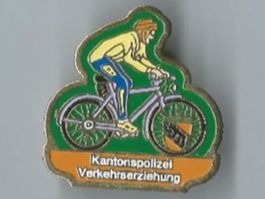 Kapo Verkehrserziehung Velo Pin