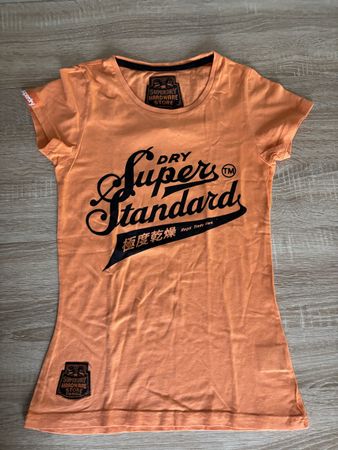 T-Shirt orange Superdry Gr S