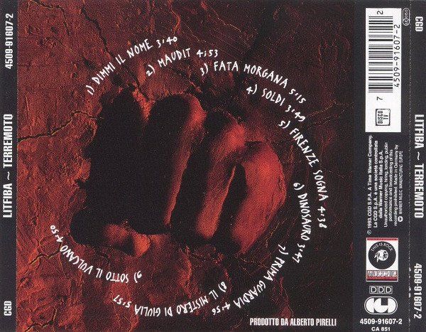 CD: CD Litfiba - Terremoto (1993) – Usato da Möriken AG venduto da mineralia 1