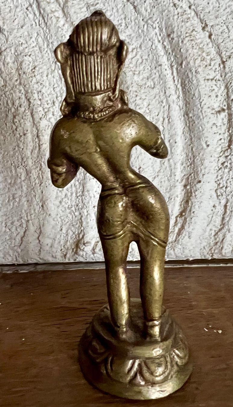 Statuette: 3 Messingfiguren indische Tänzerinnen Set – Usato da Unterseen venduto da bid2buy 8