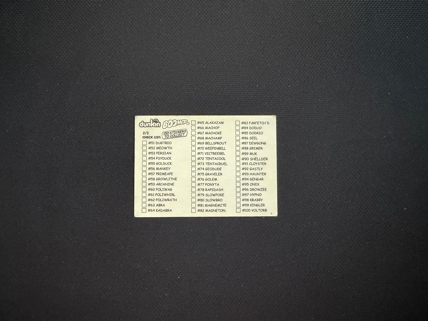 Pokémon Carte collezionabili: Pokémon Dunkin Boomer 2000 - Onix – Usato da Zürich venduto da mountainwizard00 1