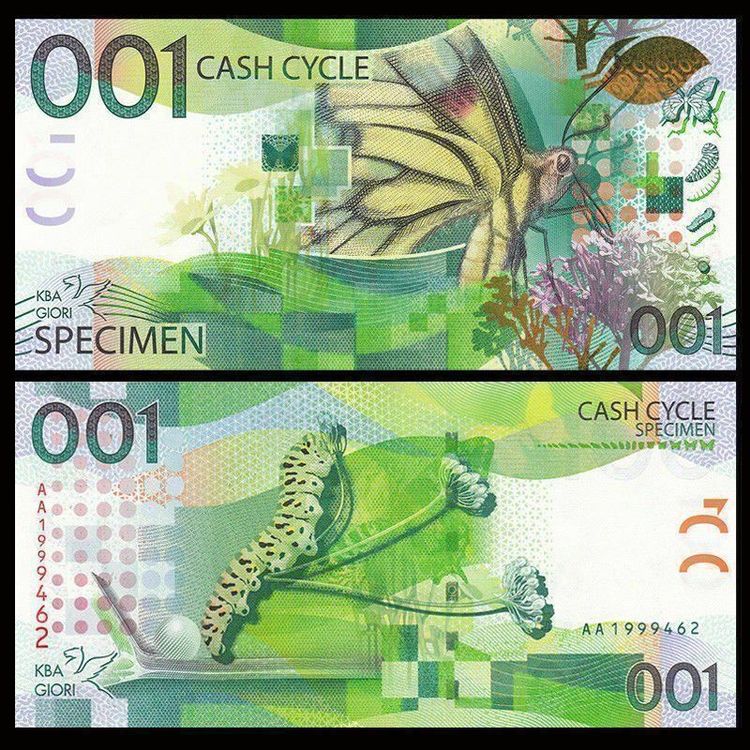 KBA GIORI, SWISS, Test Note,Butterfly Specimen (Neu (gemäss ...