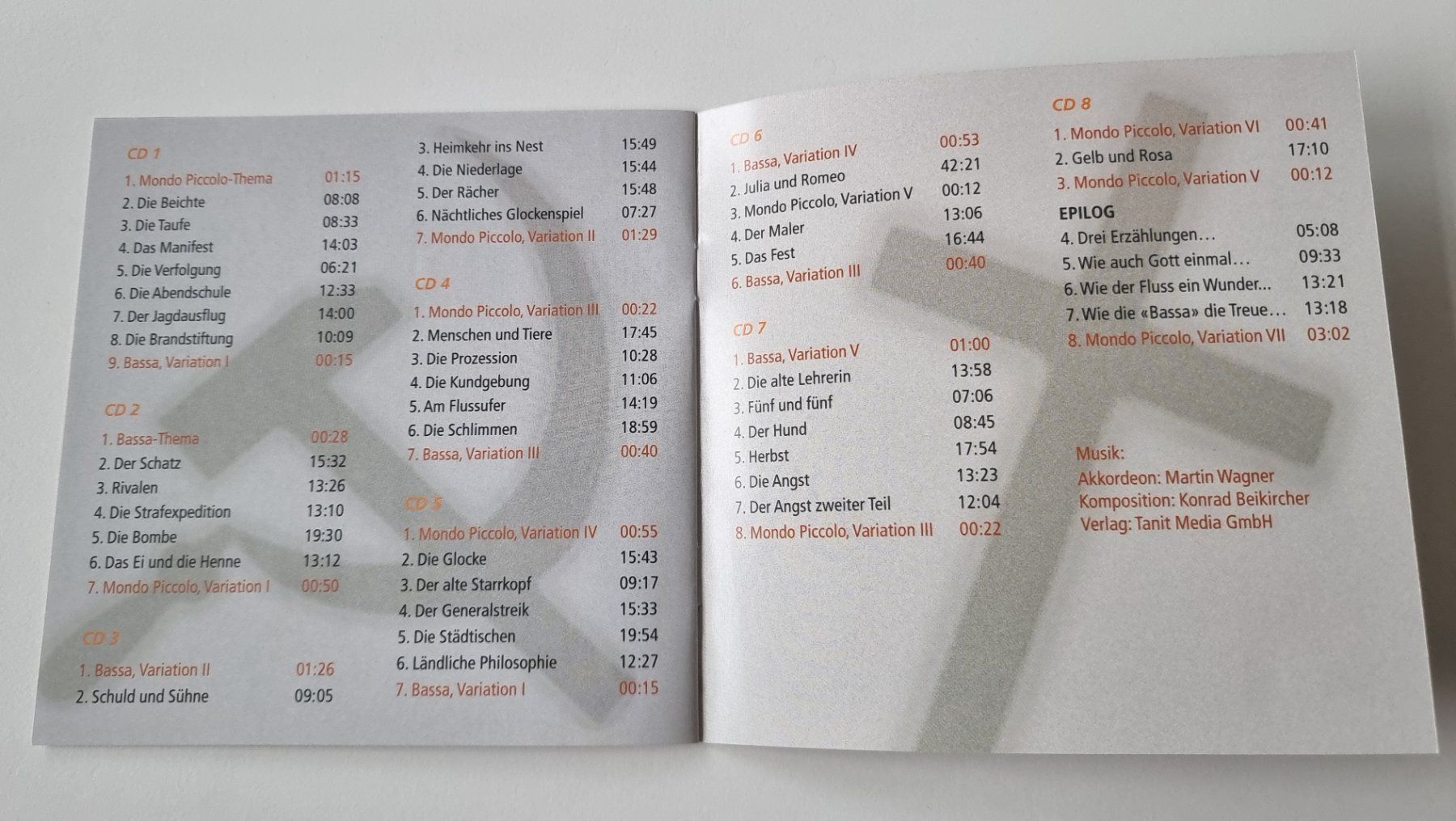 Audiolibri: 8 CDs Hörbuch DON CAMILLO & PEPPONE Guareschi Beikircher – Nuovo (secondo la descrizione) da Dürnten venduto da Bachtelsurfer 5