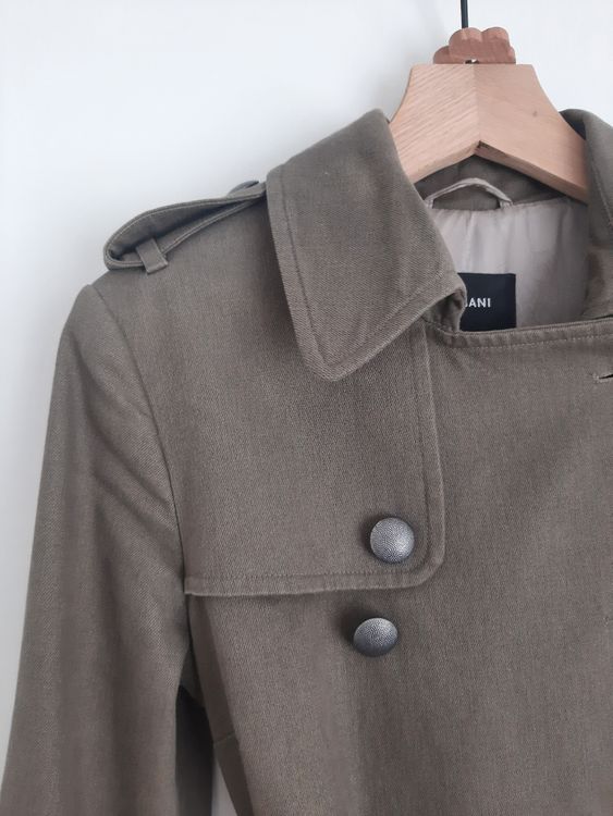 Mäntel: Taillierter Trenchcoat, olivgrün, Gr. 36 – Gebraucht aus Stans von sib_c59z 1