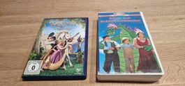 Set Disney Kinderfilme DVD Rapunzel + Video Kassette ELIOTT