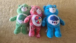 3x peluches Care bears