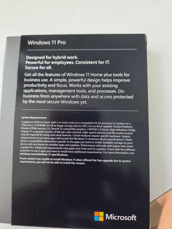 Windows 11 Pro USB + Aktivierungsschlüssel Kaufen auf Ricardo