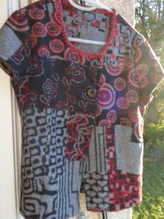 Gilet Damen, Gr.M, 23% Wolle