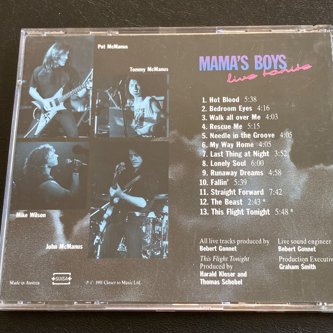 CDs: Mama's Boys - Live Tonite – Gebraucht aus Bern von Ntsamina 1
