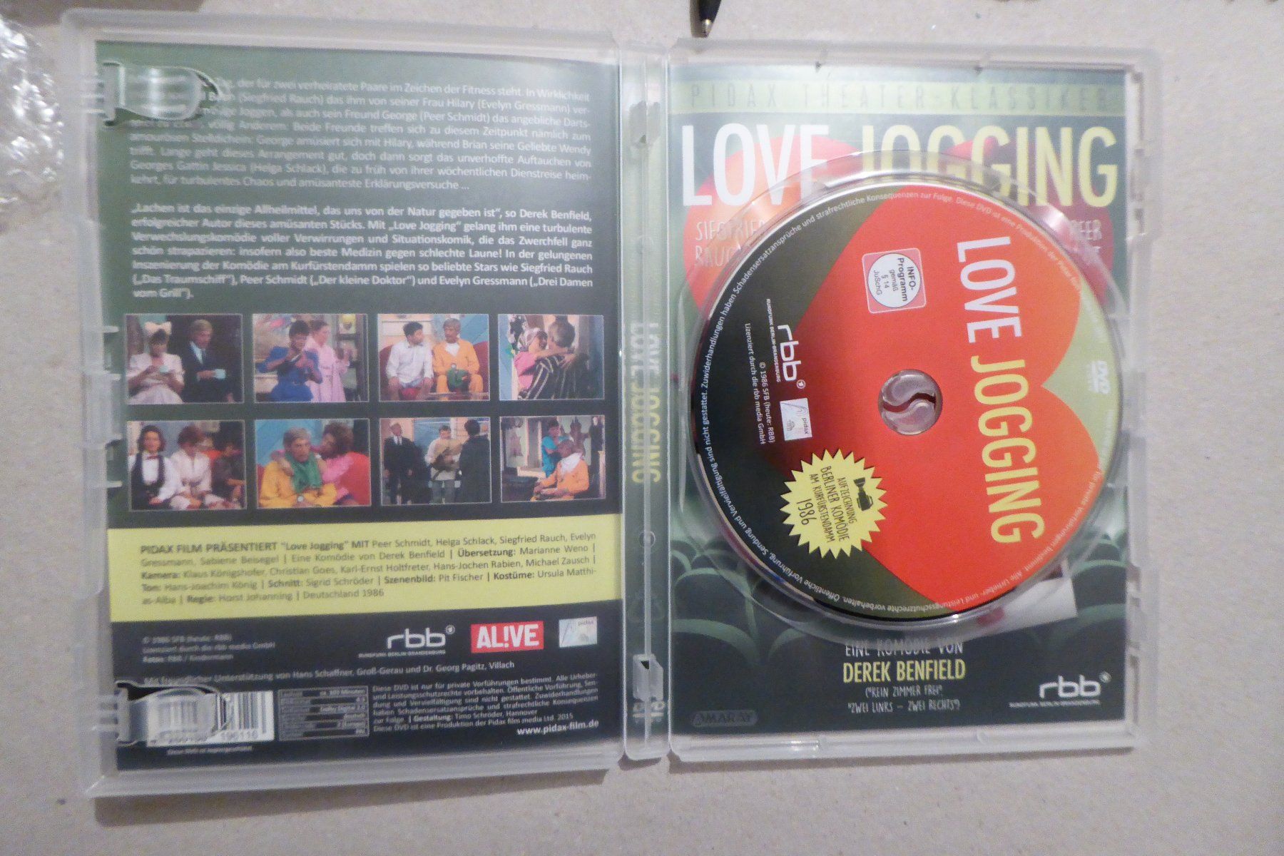 Tutti i DVDs: DVD Love Jogging Pidax Theater Klassiker – Usato da Allschwil venduto da Summelsarium 3