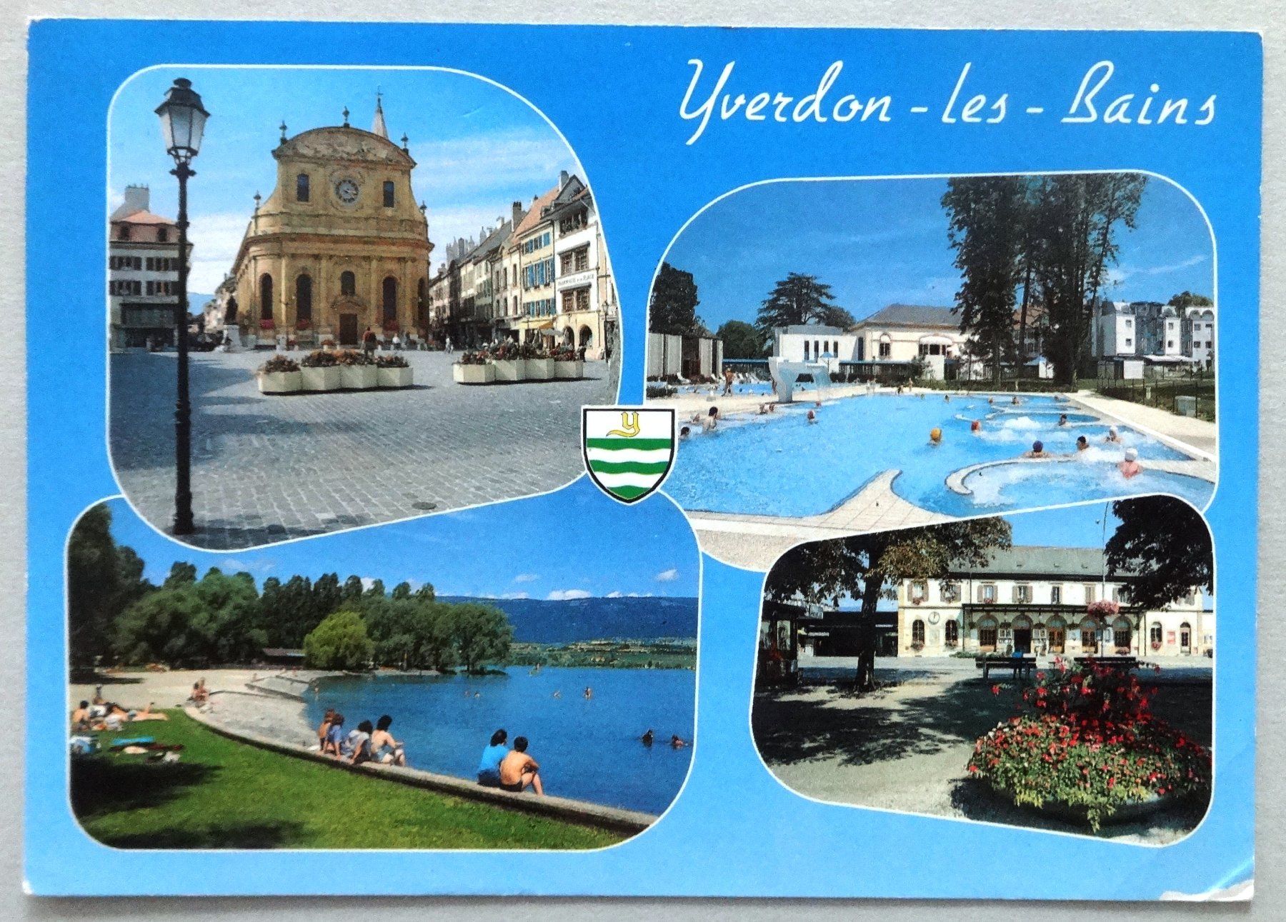 Ansichtskarten: Yverdon-les-Bains – Gebraucht aus Fétigny von Billy2miny