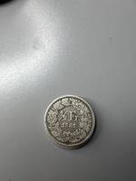 Schweizer 1/2 Franken 1881 Münze Gebrauchter Zustand