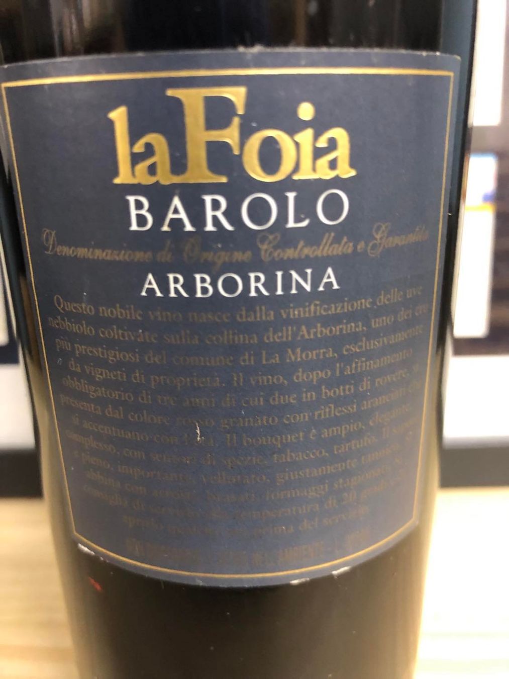 Vino: 1997 BAROLO LA FOIA ARBORINA – Nuovo e nell'imballaggio originale da Münchenstein venduto da wusmarino 2
