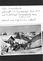 #Carmennahütte Arosa , Privatstempel , gel. nach Argentinien
