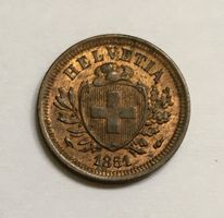 1851 1 Rappen -unz