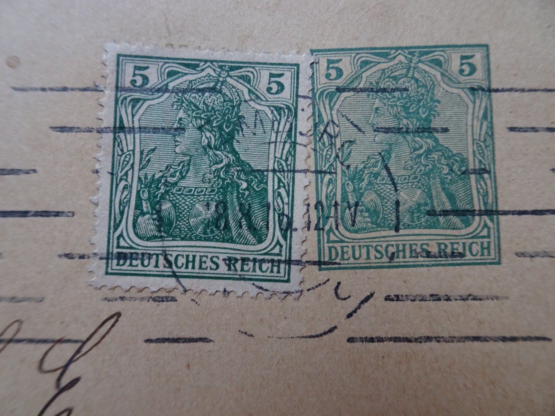 Cartoline postali: 1916 – Usato da Aadorf venduto da Chnorli-Furz 2