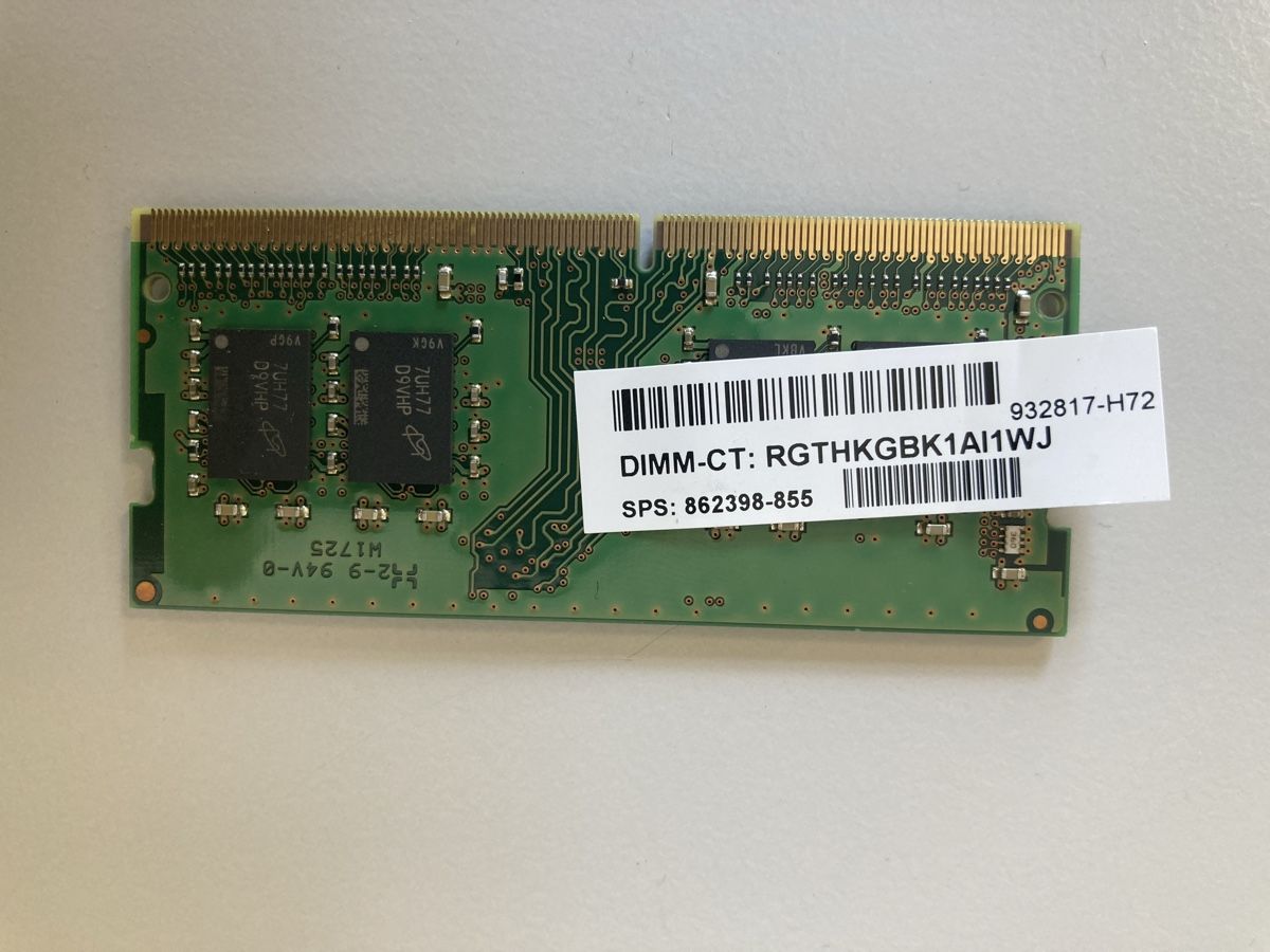 Kingston Memory / RAM: Kingston 8GB 1Rx8 PC4 2666V RAM – Gebraucht aus Flawil von rcnkr 1