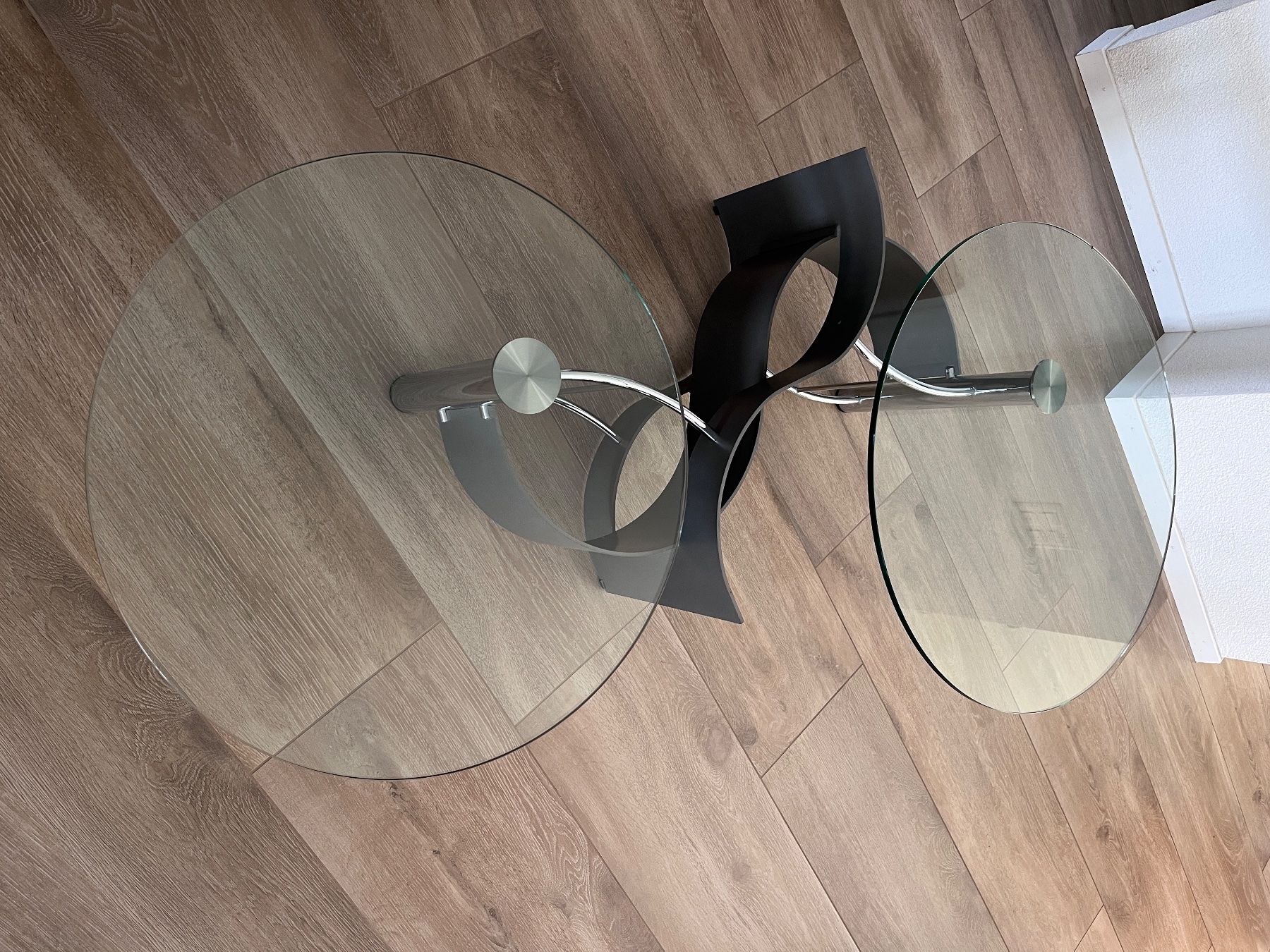 Tische: Salontisch mit 2 Glasplatten – Gebraucht aus Ebikon von mon_pc8g 2