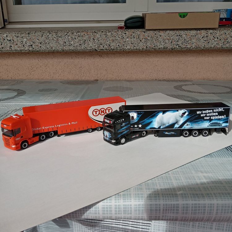 Herpa 084895 Modellino DAF XF 2 Truck 2017 Con Casse, Scala 1:87, Colorato, Per Collezionisti Over 14 Anni - 3