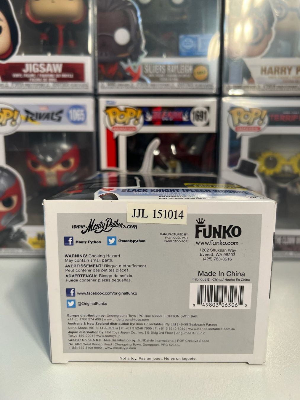 Funko Statuette: Funko POP! Monty Python and The Holy Grail Black Knight Lim. – Nuovo e nell'imballaggio originale da Le Mouret venduto da perfectbijou 5