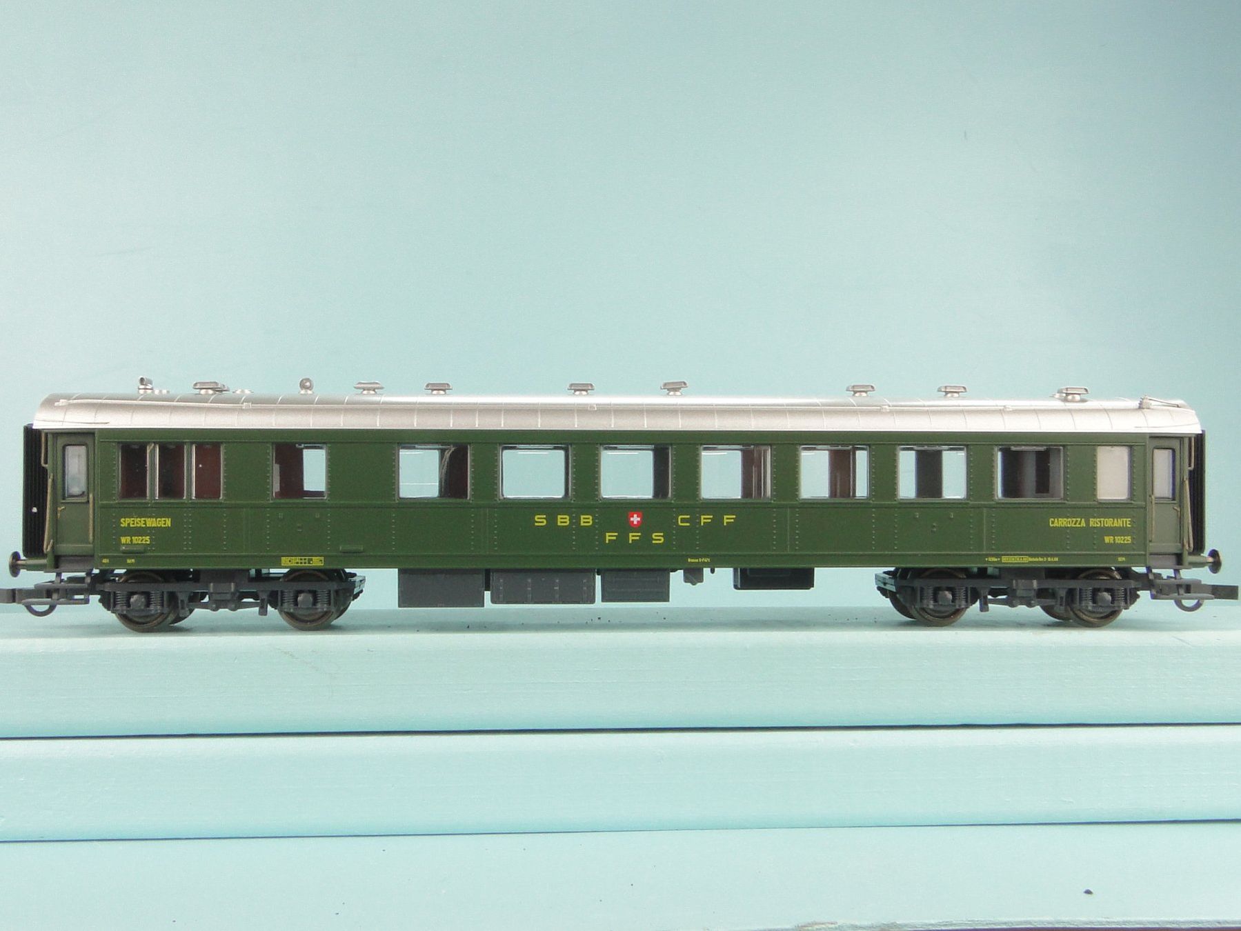 Roco Modellini di ferrovie: Roco 44876 H0 DC SBB Speisewagen – Usato da Bülach venduto da cann11 3