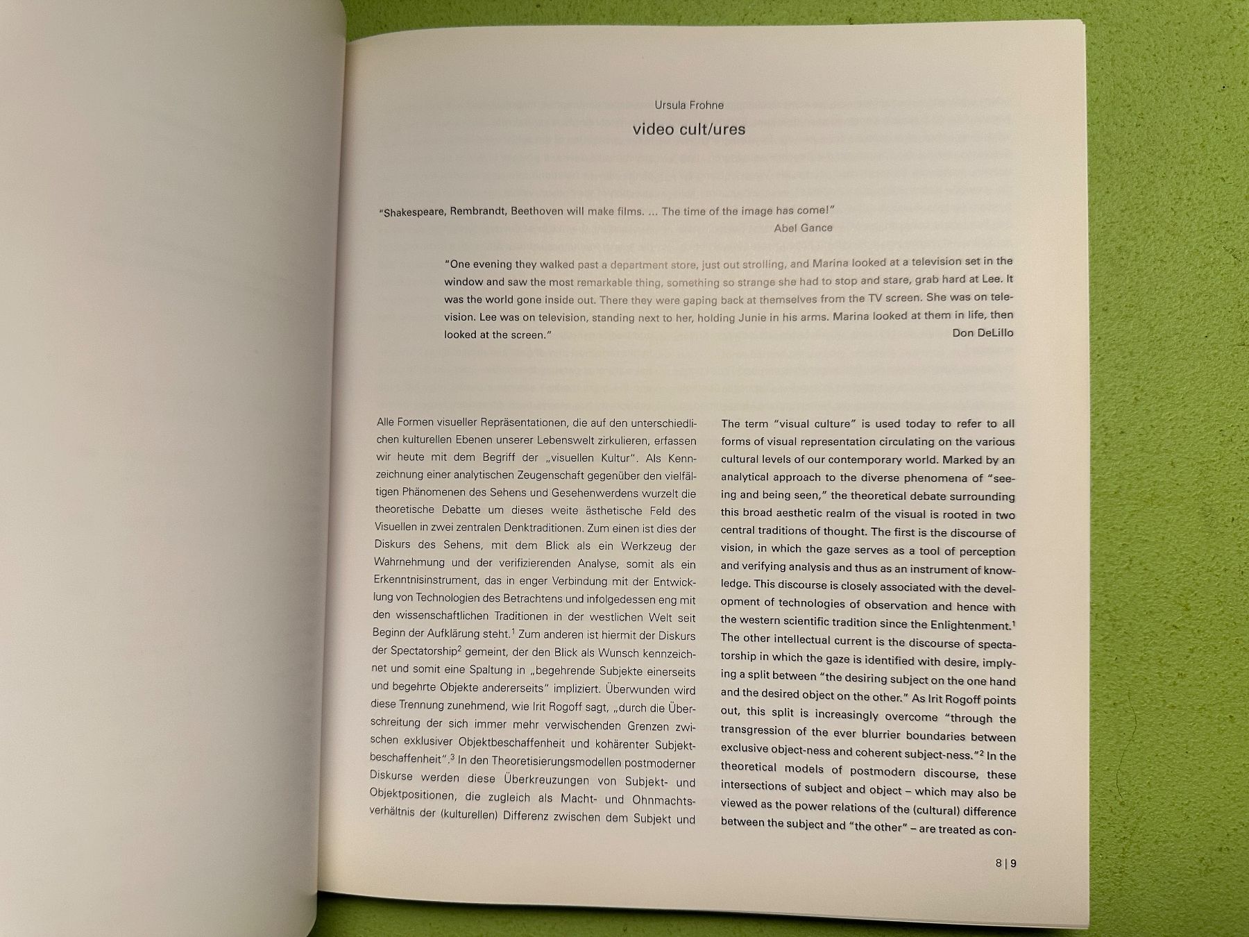 Libri: Ursula Frohne: video cult/ures. – Usato da Zürich venduto da allp 4