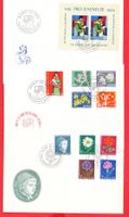 1962-1963   Pro Juventutesäte  3x FDC  ERSTTAG  Top Zustand