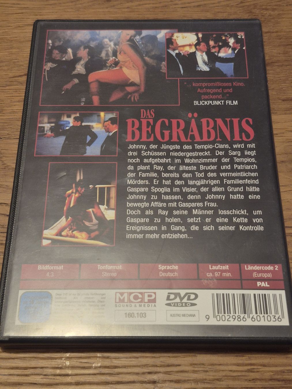 Tutti i DVDs: Das Begräbnis mit Christopher Walken (DVD)  – Usato da Oberembrach venduto da giu_7ksd 1