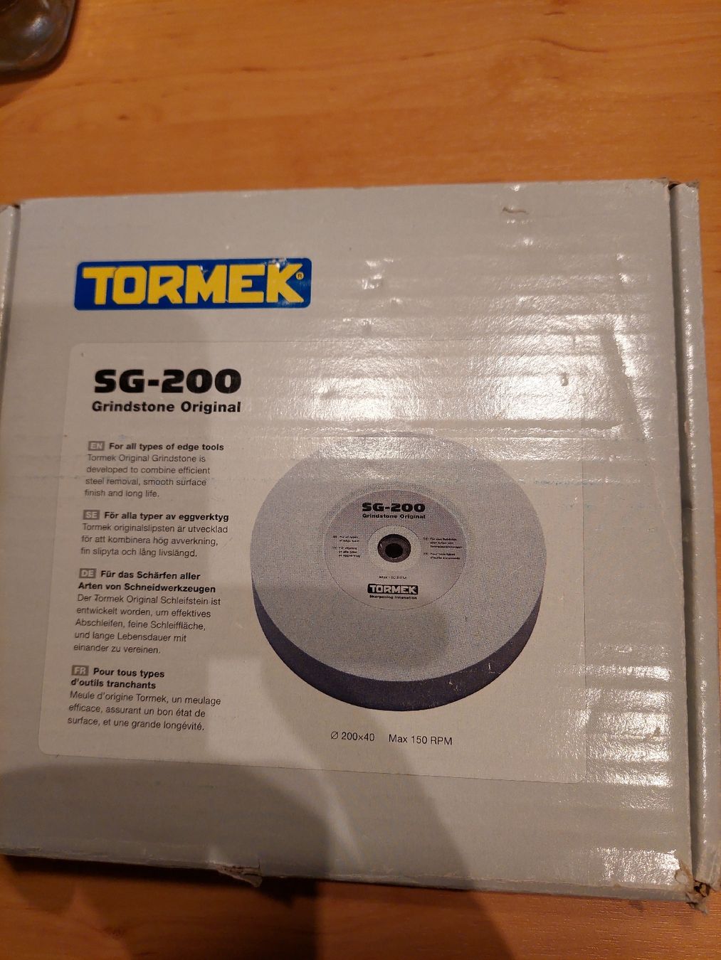 Smerigliatrici & Lucidatrici: Tormek Schleifstein SG 200 – Nuovo e nell'imballaggio originale da Au / ZH venduto da Kiowa