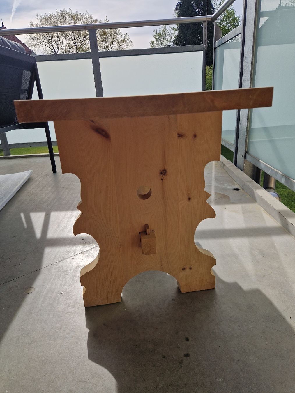 Tavoli: Rustikaler Holz Schemel oder Beistelltisch – Usato da Wittenbach venduto da laramarighetto 3