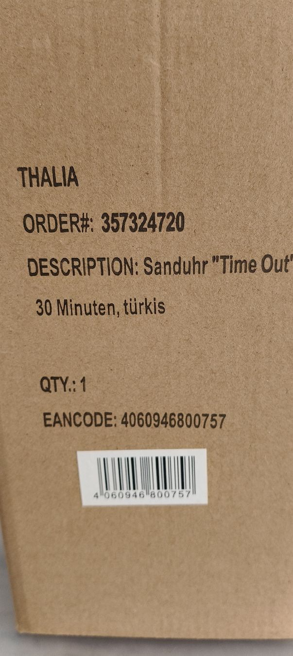 Orologi: Sanduhr "Time out" 30 Min NEU – Nuovo e nell'imballaggio originale da Riehen venduto da India13 2