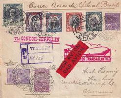 Zeppelin 1. Südamerikafahrt Recife - Friedrichshafen 1932
