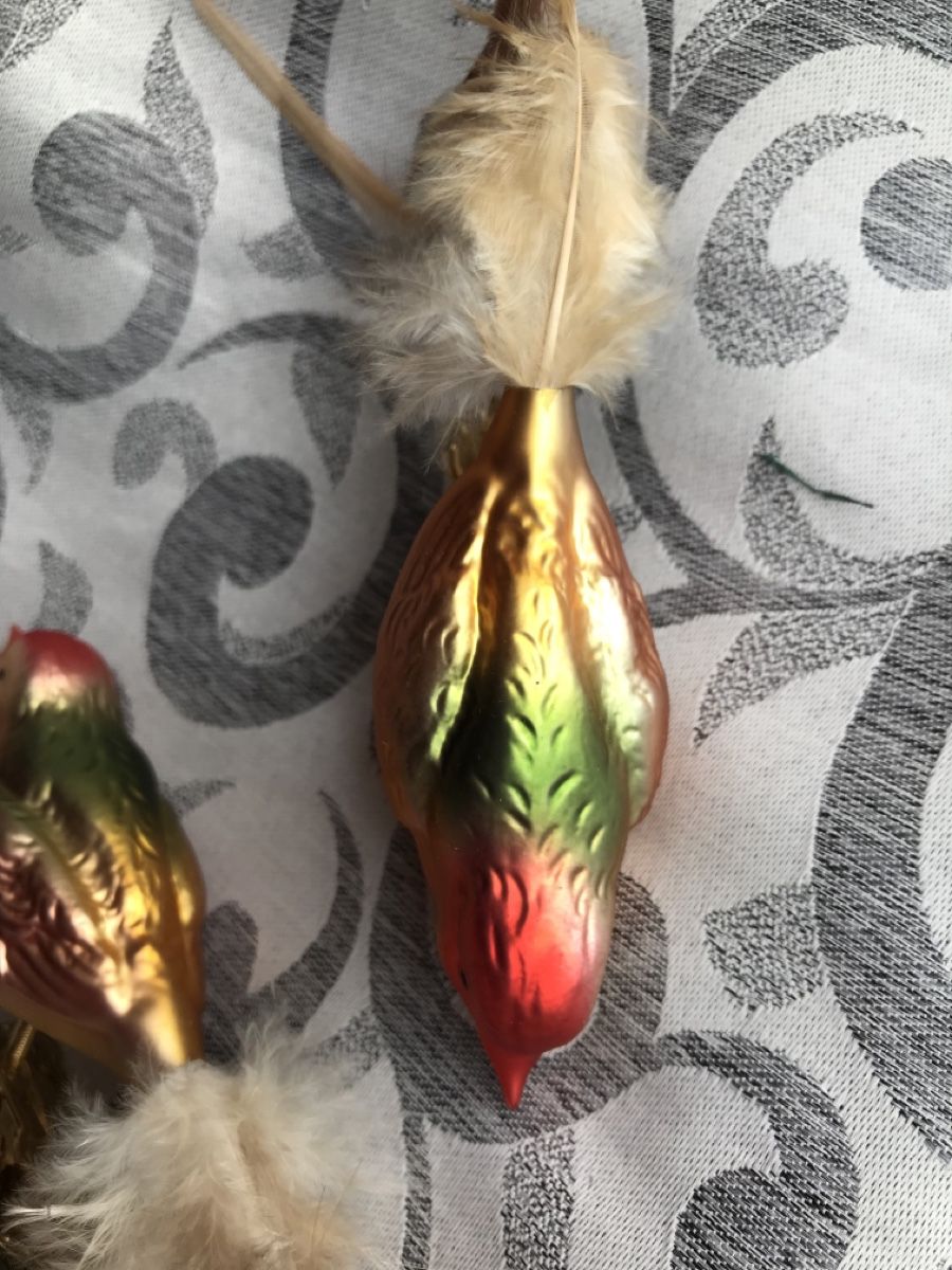 Tutte le decorazioni: 3 Vögel Christbaumschmuck Vogel – Nuovo e nell'imballaggio originale da Alpnach Dorf venduto da marvo 2