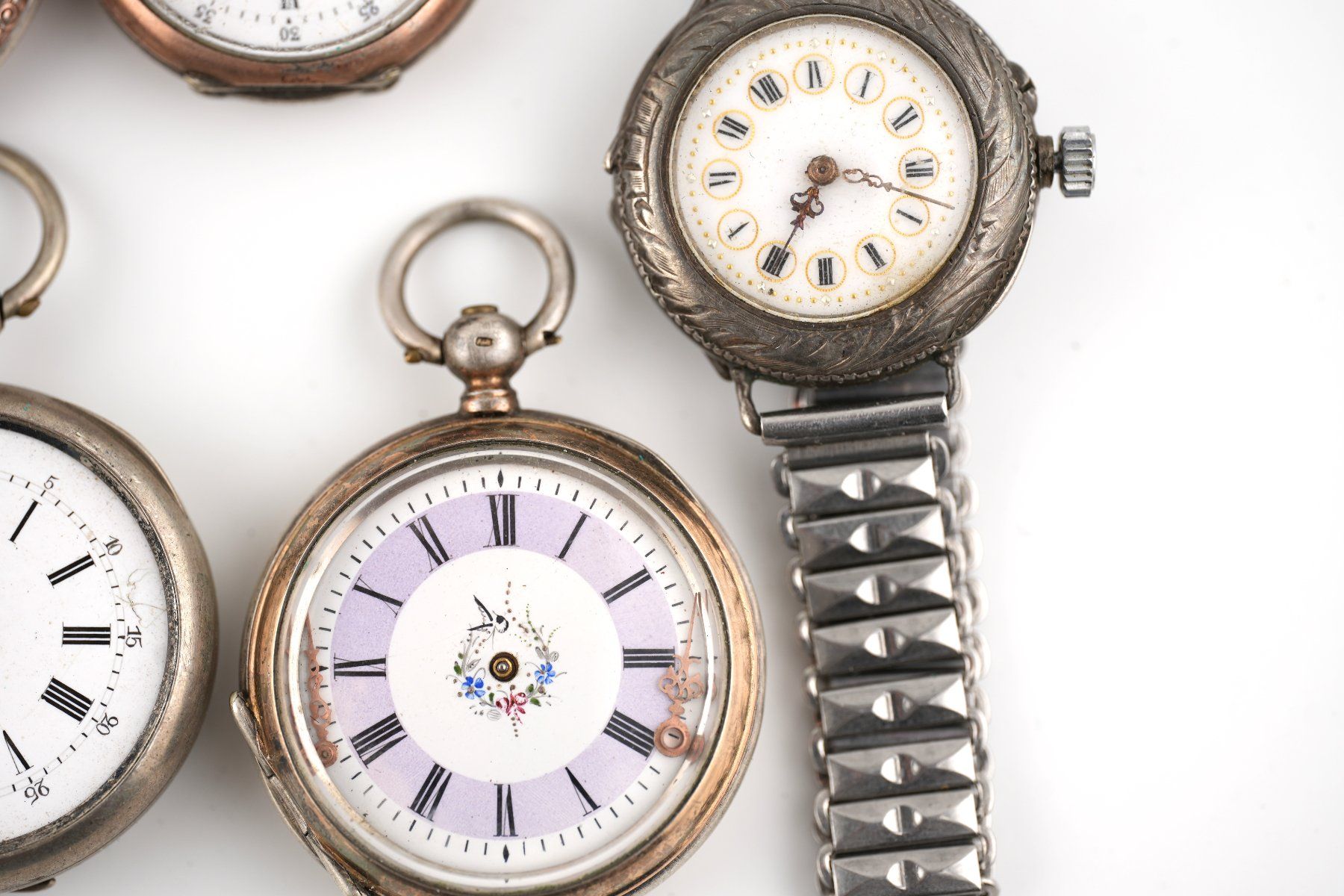 Orologi: Lot Taschenuhren aus Silber – Difettoso da Basel venduto da Vip24 4